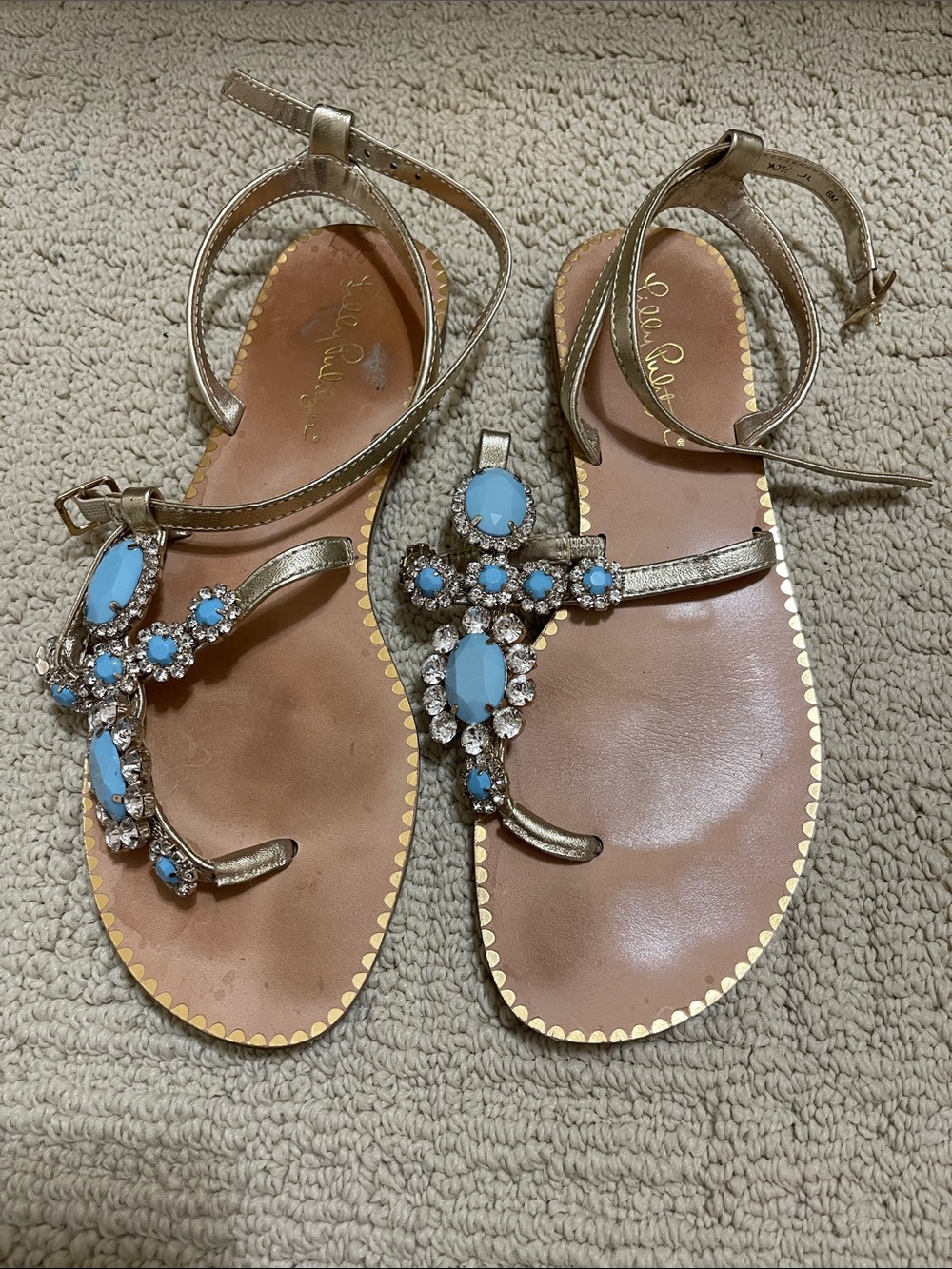 Lilly Pulitzer flats size 6 excellent condition
